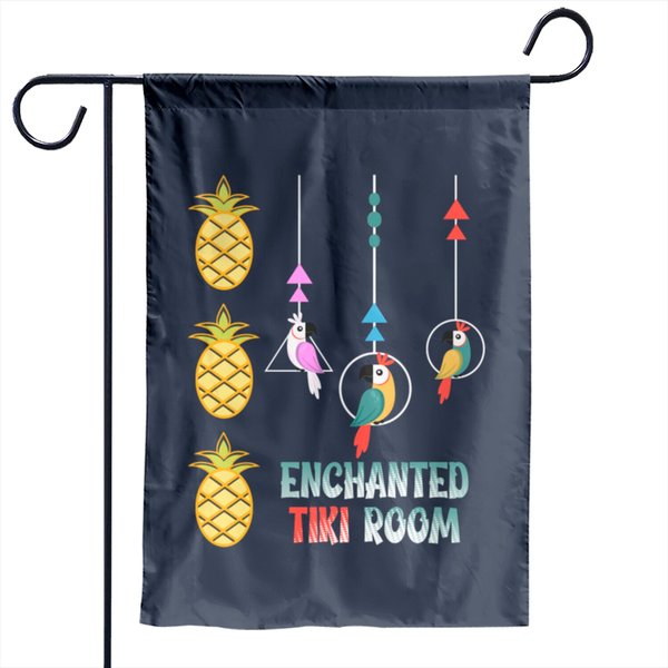 Enchanted Tiki Room Garden Flags-image