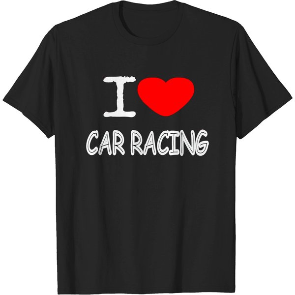 I Love Car Racing T-Shirt-image