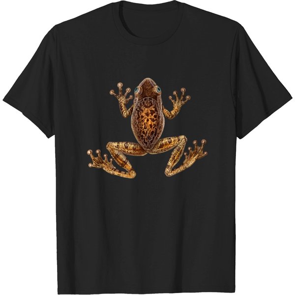 Realistic Frog Lover Biology Scientific T-Shirt-image