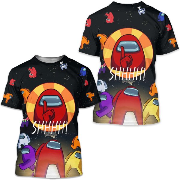 Among Us Kids 3D T Shirt #Shh-image