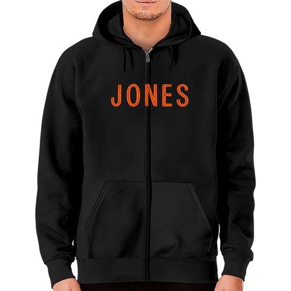 A Really Great Café Named Jones In Nyc (orange) Zip Hoodies