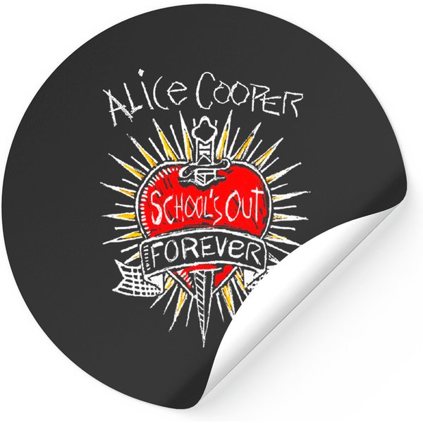 Alice Cooper - Vintage School's Out Forever Stickers-image
