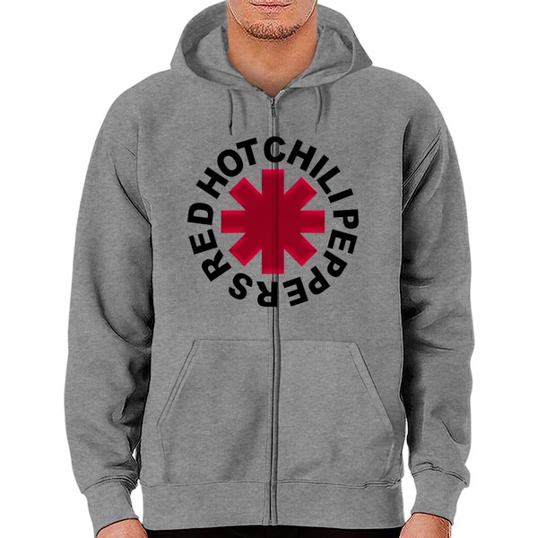 Rhcp Logo - Red Hot Chili Peppers - Zip Hoodies-image