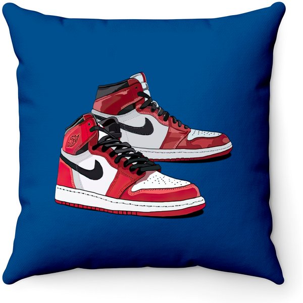 Old School Kicks - Michael Jordan - Throw Pillows-image