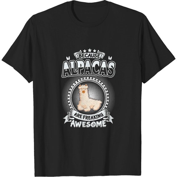 Alpacas Are Freaking Awesome Cool Alpaca Gifts - Alpacas - T-Shirt-image