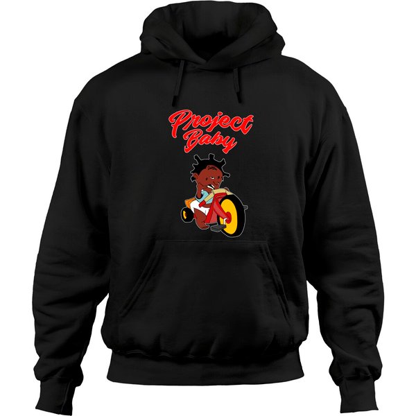 Kodak Black Project Baby Hoodie - Cartoon Design-image