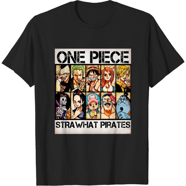 One Piece Straw Hat Pirates Classic T-Shirt-image