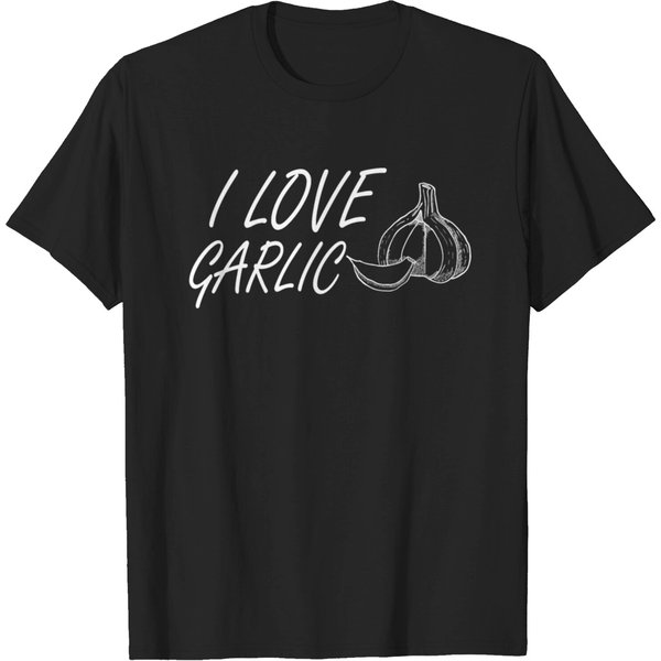 Garlic - I Love Garlic T-Shirt-image