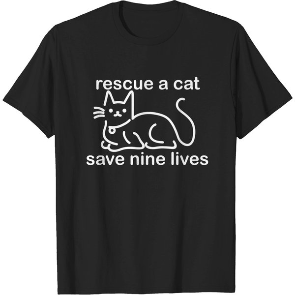 Rescue A Cat... - Cat - T-Shirt-image