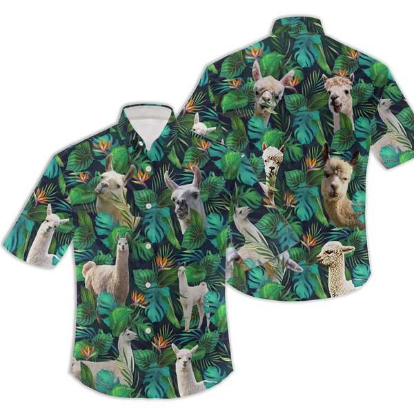 Tropical Animals Hawaiian Shirts-image