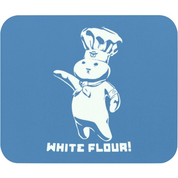 Doughboy White Flour Mouse Pads-image