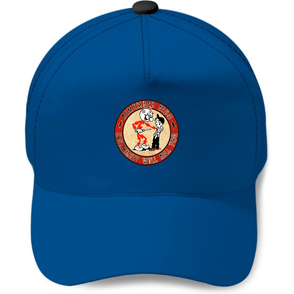 Electricity Will Kill You Classic Kilowatt, - Remember Kids Baseball Cap-image