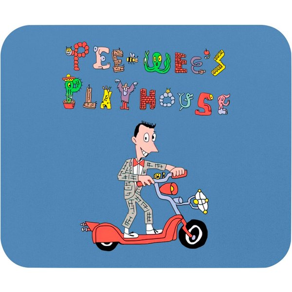 Playhouse Scooter - Pee Wee Herman - Mouse Pads-image