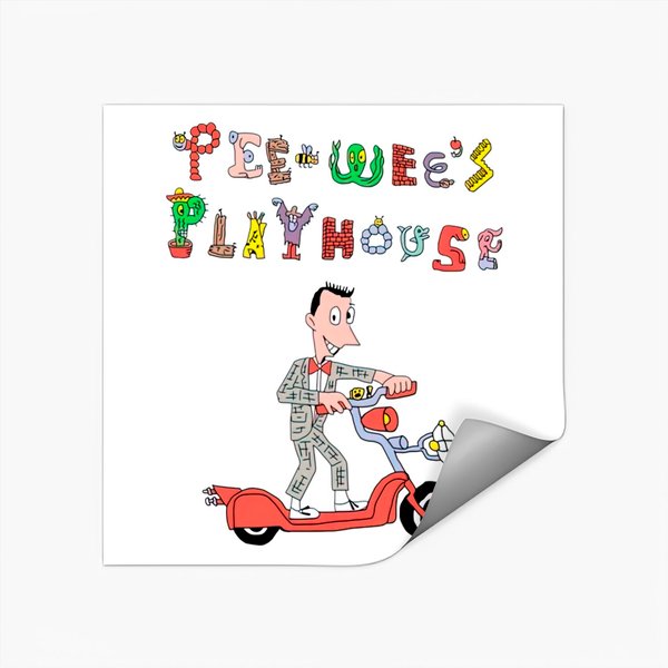 Playhouse Scooter - Pee Wee Herman - Stickers-image