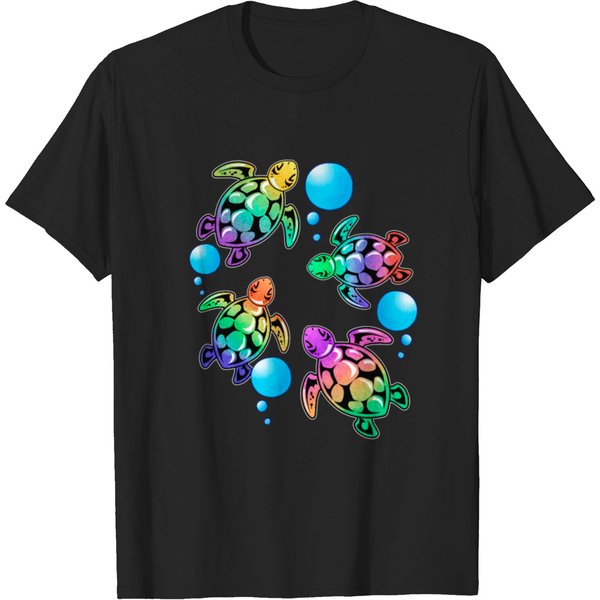 Baby Sea Turtle Gift Kids And Adults Sea Turtle T-Shirt-image