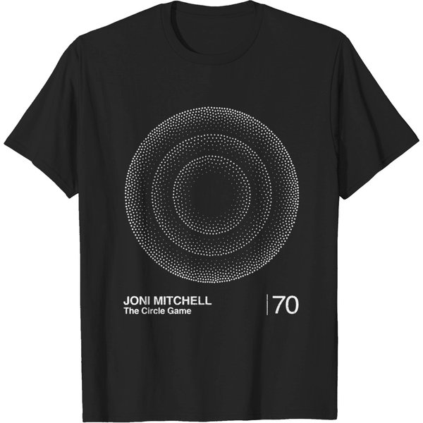 Joni Mitchell / The Circle Game / Minimalist Graphic Artwork Design - Joni Mitchell - T-Shirt-image