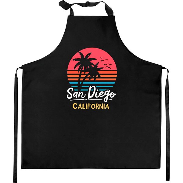 San Diego California Ca Vintage Kitchen Aprons-image