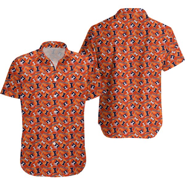 Fighting Illini Hawaiian Shirt-image
