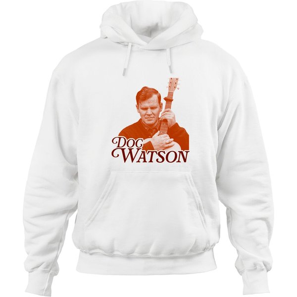 Doc Watson Sepia Folk Rock Artist - Doc Watson - Hoodies-image