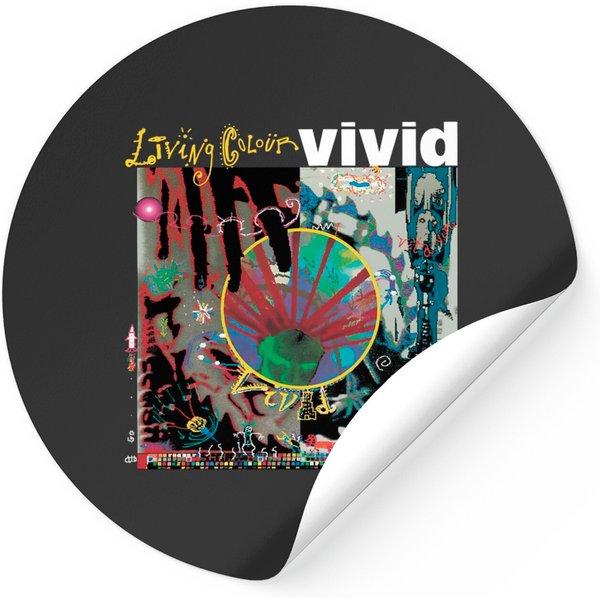 Living Colour Rock Band Legend Vivid Album Stickers Funny Sticker, Heavy Metal Stickers-image