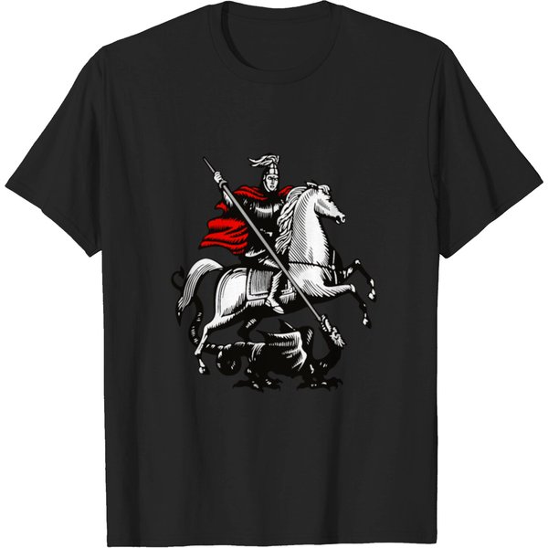 Saint George Kills Dragon Heraldry T-Shirt-image