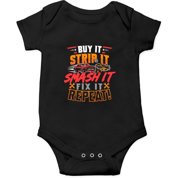 Demo Derby Onesies - Demolition Derby Baby Apparel-image