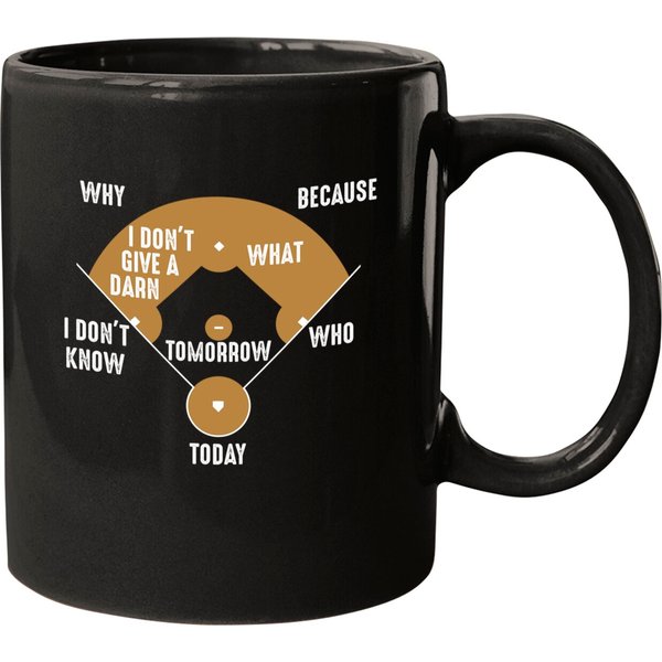 Who'S On First Funny Positions Baseball Humor - Baseball - Mugs-image