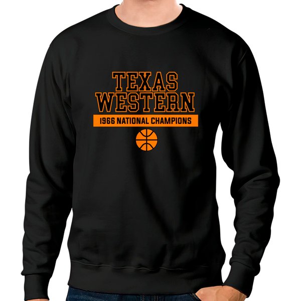 Texas Western Basketball - Texas - Sweatshirts-image