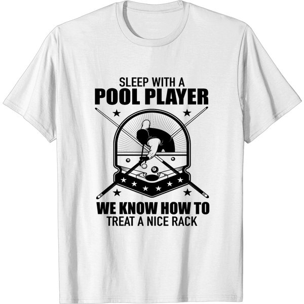 Billiards Snooker 8-Ball Pool Billiard Player T-Shirt-image