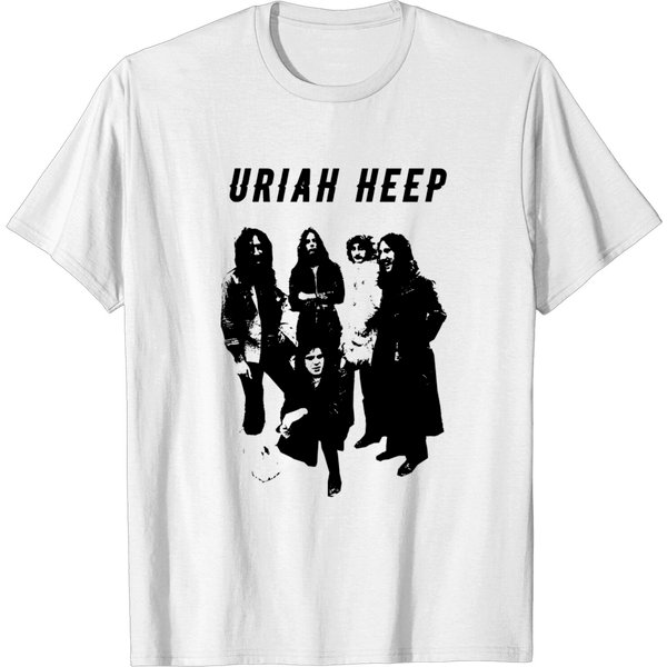 Uriah Heep-Stencil - Hard Rock Band - T-Shirt-image