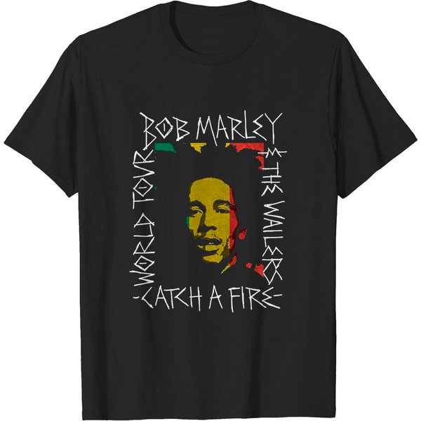 Bob Marley Unisex Tee: Rasta Scratch-image