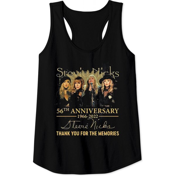 Stevie Nicks 56Th Anniversary Signature Tank Tops, Stevie Nicks Fan Lover Tank Tops-image