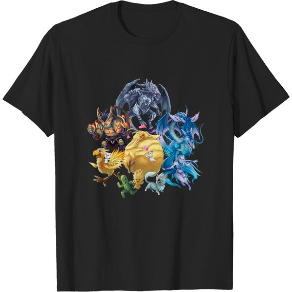 Final Fantasy Vii Summons - Final Fantasy 7 Jennifer Teh - T-Shirt-image
