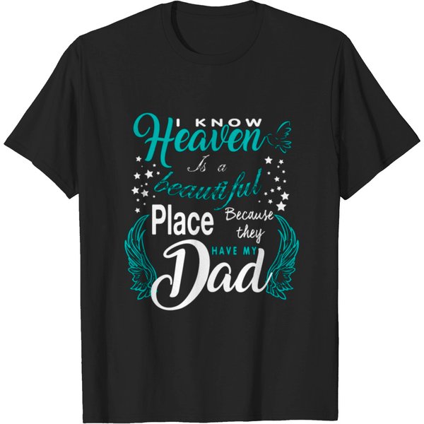 Dad In Heaven T Shirt T-Shirt-image