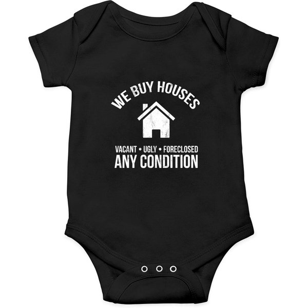 We Buy Houses Real Estate Investor Onesies-image