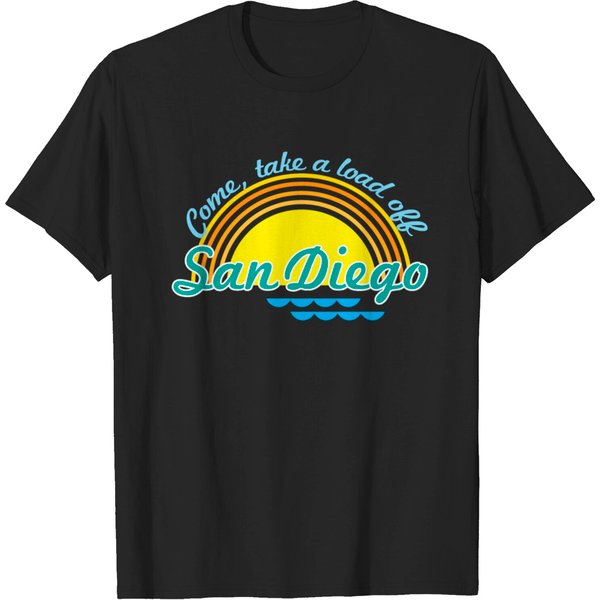 Come, Take A Load Off - San Diego T-Shirt-image