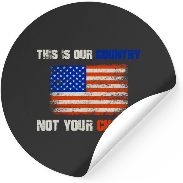 This Is Our Country Not Your Church Stickers-image