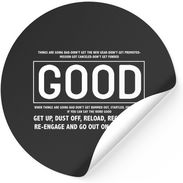 Good Motivational Jocko Quote Navy Seal Stickers-image