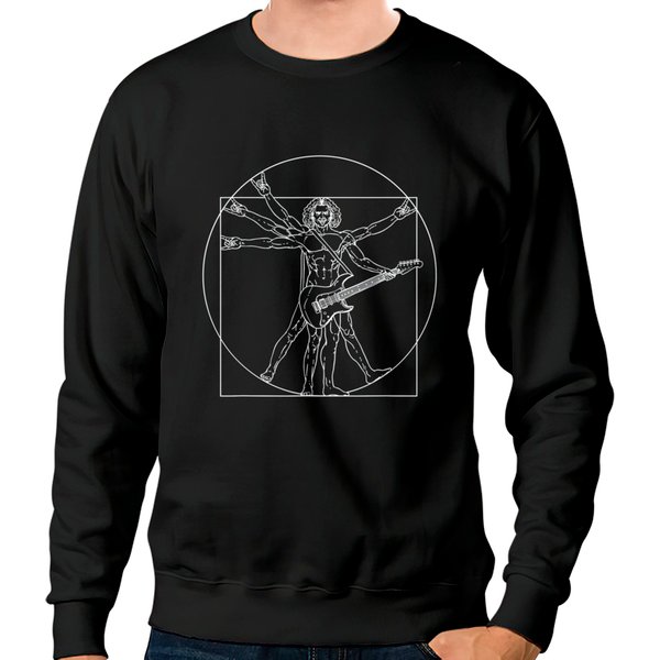 Vitruvian Man Guitar Music Player Da Vinci-image