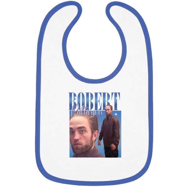 Robert Pattinson Standing Meme Bibs Men Pre-Shrunk Cotton Bib Tops Rob Tbib-image