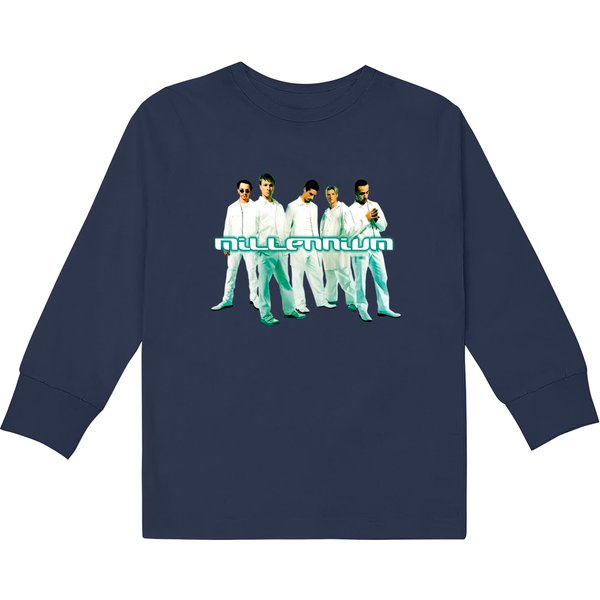Backstreet Boys - Millennium Cutout Kids Long Sleeve T-Shirts, Backstreet Boys Graphic Tee-image