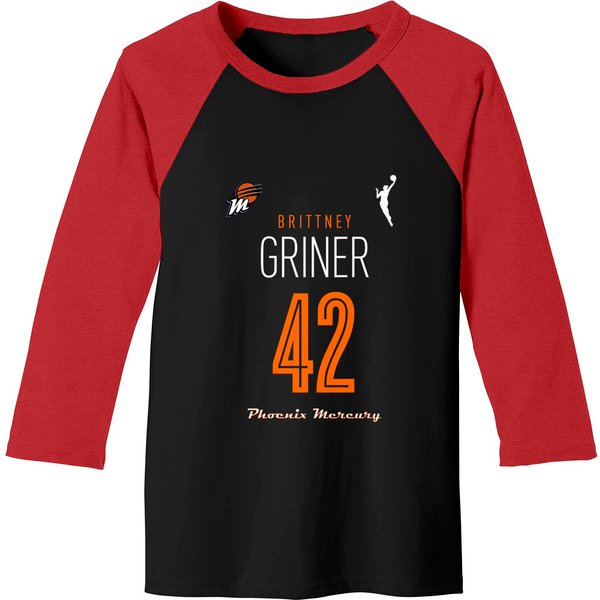 Brittney Griner Tribute Tee 42 Baseball Tees-image