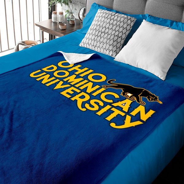 Ohio Domincian University - Ohio Dominican Panthers - Baby Blankets-image