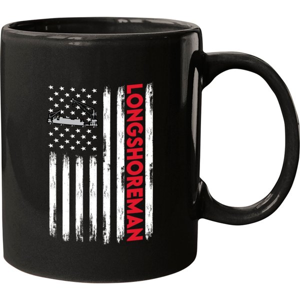 Longshoreman Usa Flag Mug Mugs-image