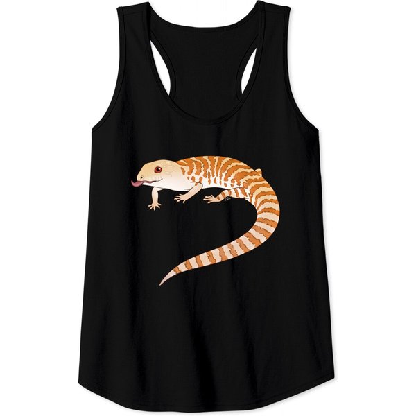 Albino Blue Tongue Skink - Blue Tongue Skink - Tank Tops-image