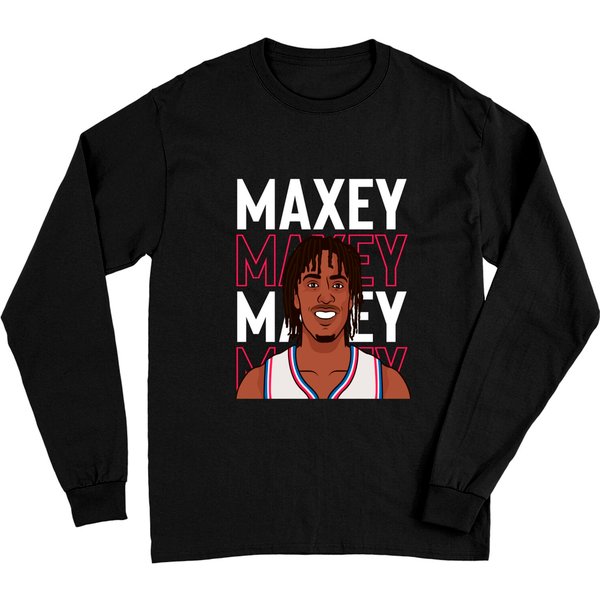 Tyrese Maxey - Funny Basketball Lover Gift Classic Long Sleeves-image