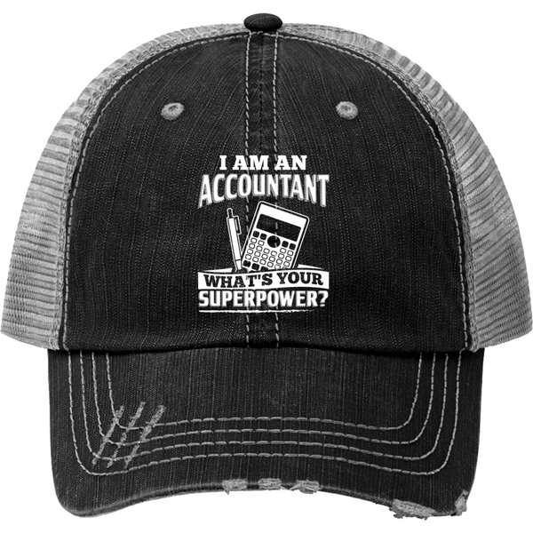 Funny Accounting Accountant Trucker Hat I Am A Trucker Hats-image