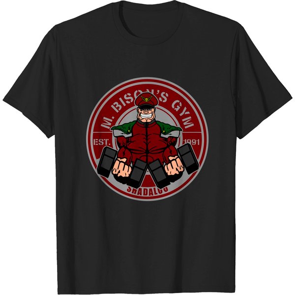 M Bison'S Gym - Gamer - T-Shirt-image