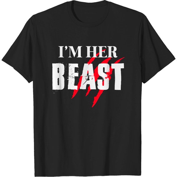 I'M Her Beast - Couples Matching - T-Shirt-image