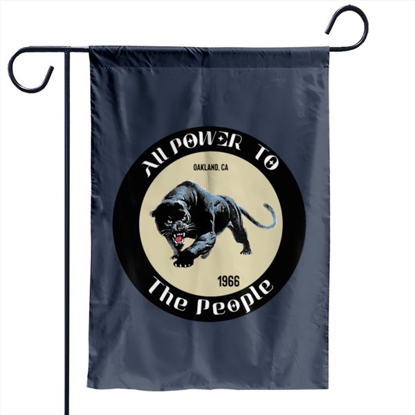 Black History Panther Pride Oakland 1966 Garden Flags